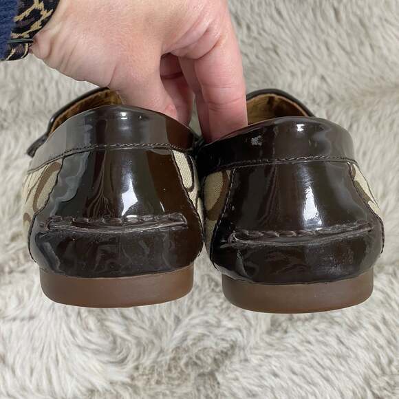 Coach Fortunata Signature Loafers, - Picture 4 of 9